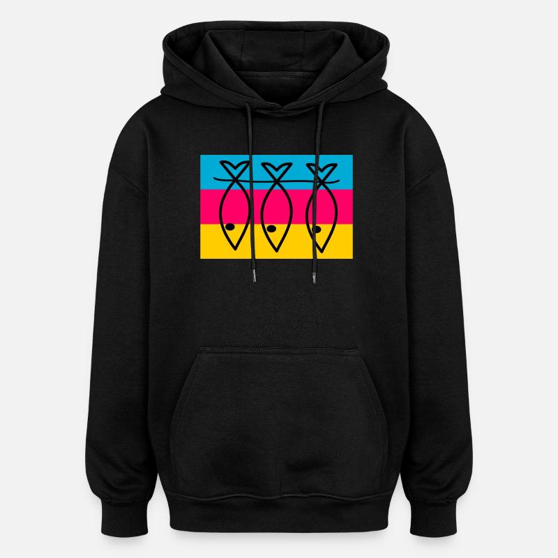 RETRAITE. BONNE RETRAITE. JOYEUSE RETRAITE - Sweat à capuche oversize unisexe - noir