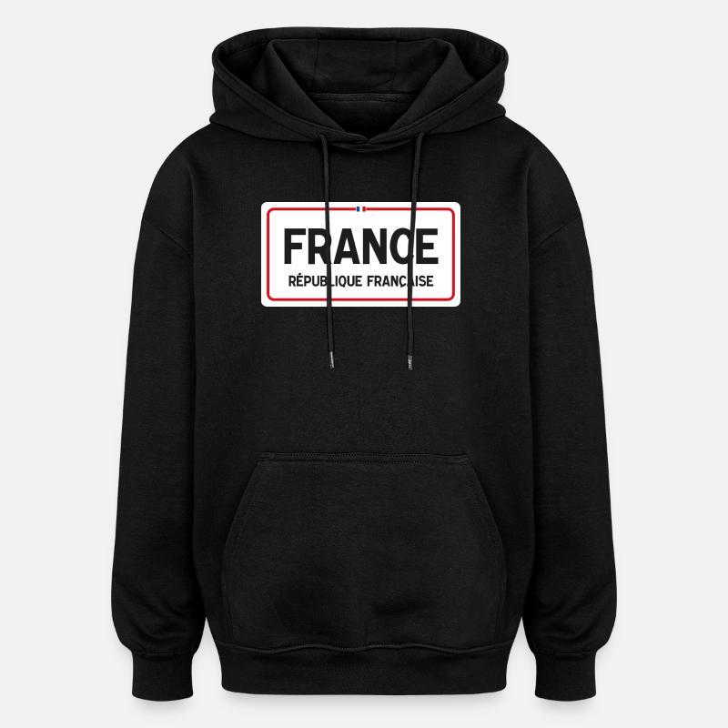 Conseil d’administration de la France - Sweat à capuche oversize unisexe - noir