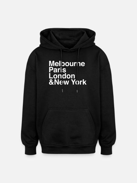GRAND SLAM Tennis - Oversized Unisex Hoodie - black