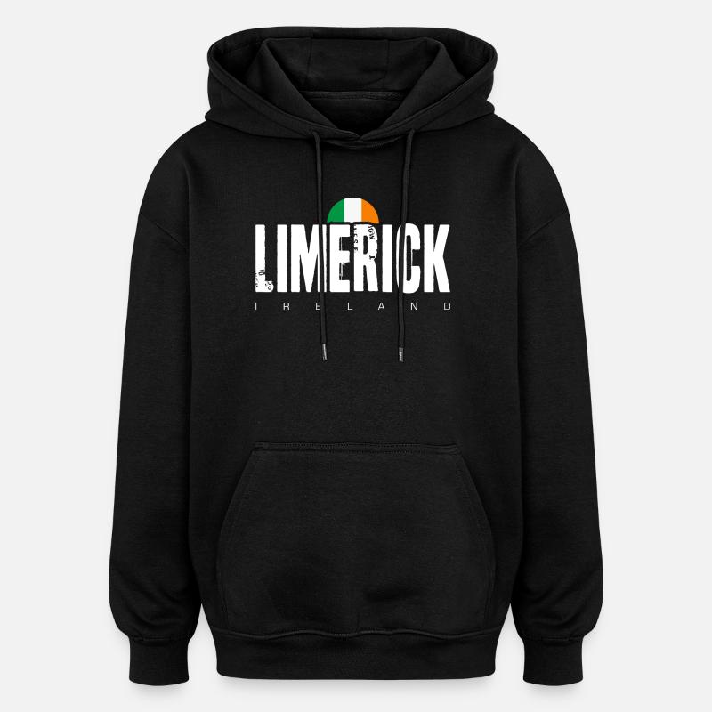 Erforderliche Designdetails - Oversized Unisex Hoodie - Schwarz