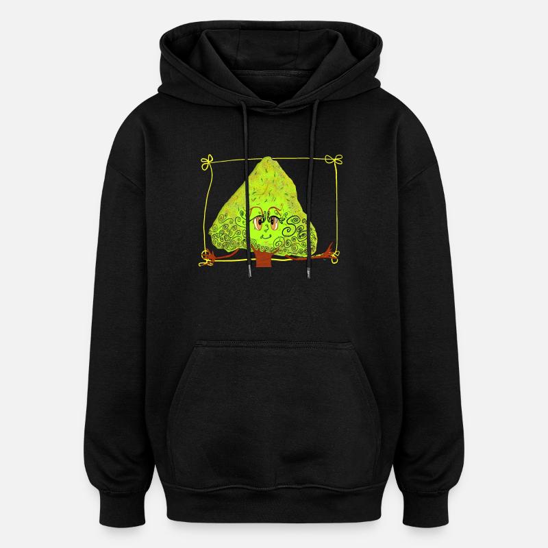 Fantastic Tree with Sprinkles - Oversized Unisex Hoodie - black