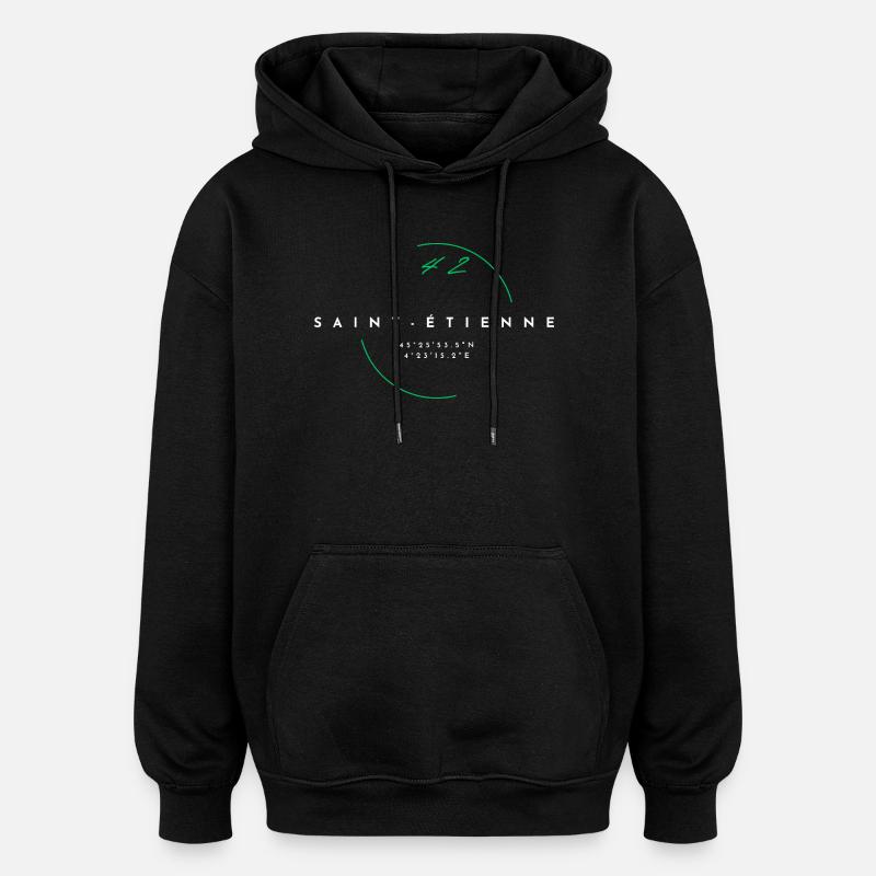Saint-étienne - gift - hollywood - Oversized Unisex Hoodie - black
