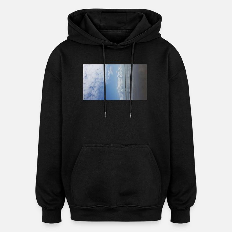 JensJensen - Oversized Unisex Hoodie - Schwarz
