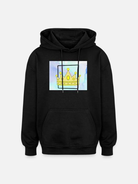 20240512 005821 1 - Oversized Unisex Hoodie - black
