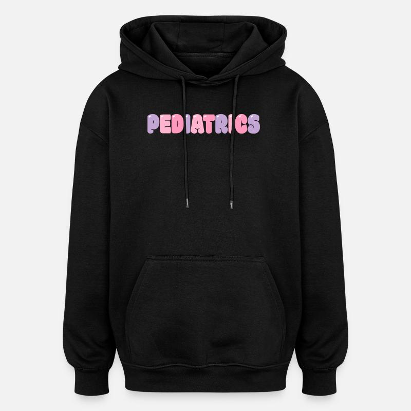 Pädiatrie - Oversized Unisex Hoodie - Schwarz