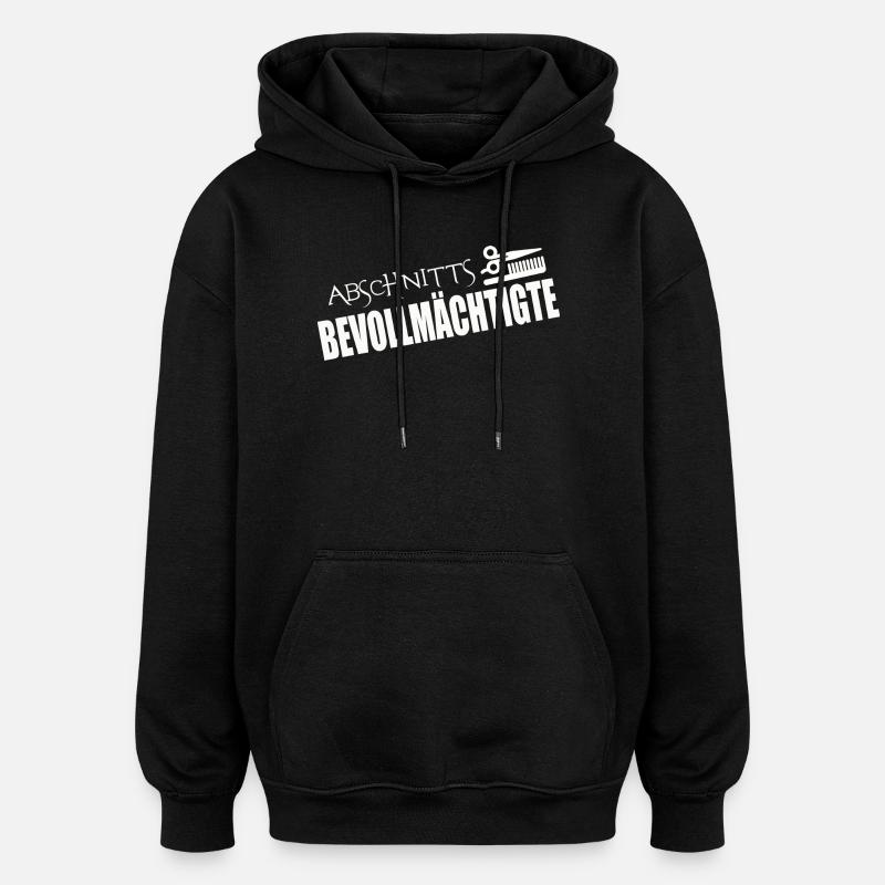 SECTION AGENTS - Oversized Unisex Hoodie - black