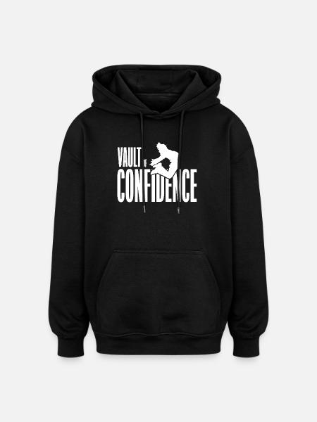 Shirt Vault of Confidence - Oversized Unisex Hoodie - black