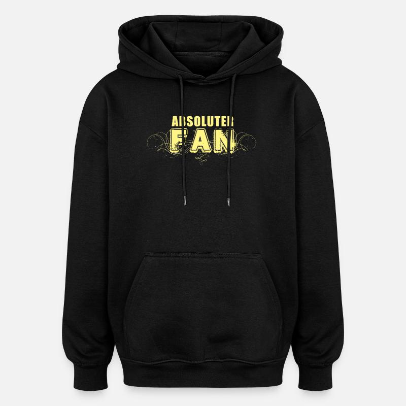 VENTILATEUR ABSOLU - Sweat à capuche oversize unisexe - noir