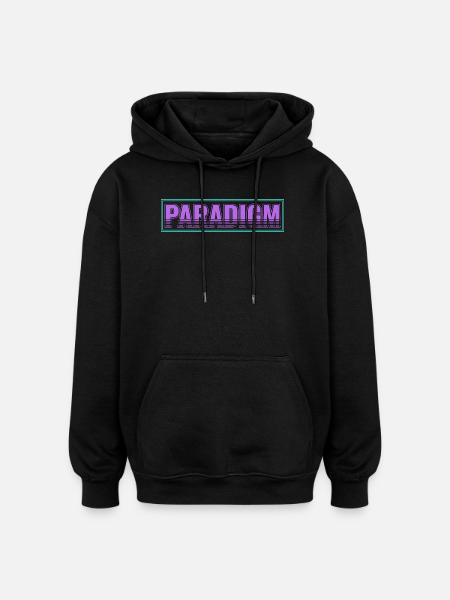 Paradigm Shift – New Thinking - Oversized Unisex Hoodie - black