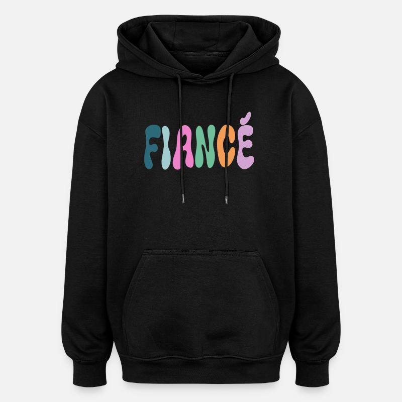 Bräutigam - Oversized Unisex Hoodie - Schwarz