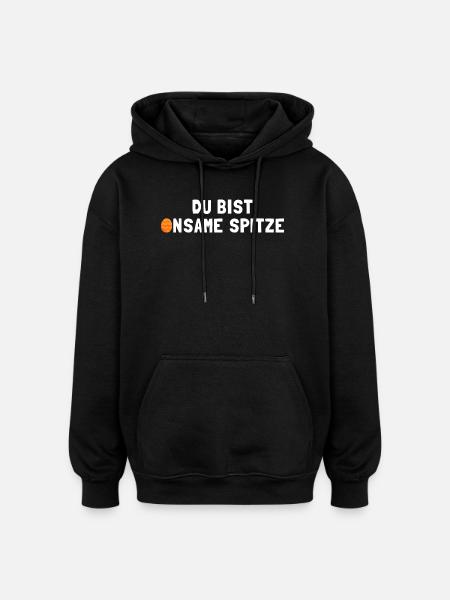 Ostern Spruch Kompliment - Oversized Unisex Hoodie - Schwarz