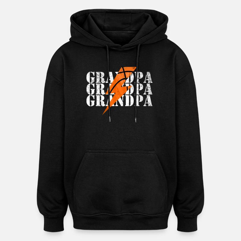Basketball Blitz Power Design - Oversized Unisex Hoodie - black