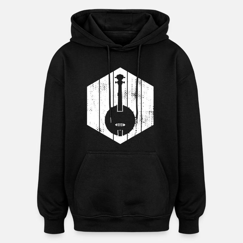 Banjo - Sweat à capuche oversize unisexe - noir