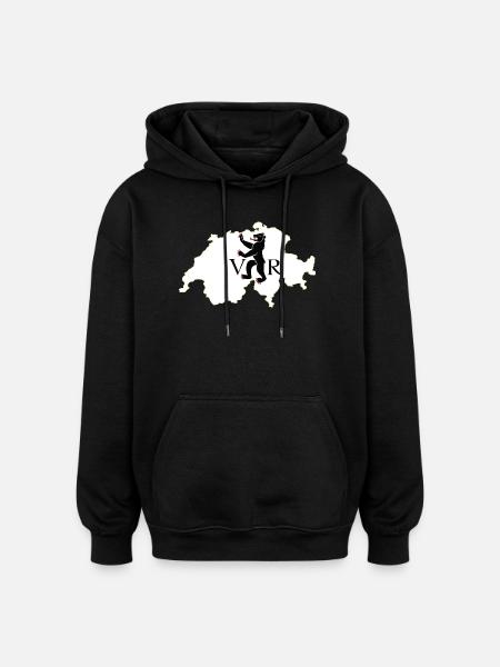 Appenzell Ausserrhoden Schweiz - Oversized Unisex Hoodie - Schwarz