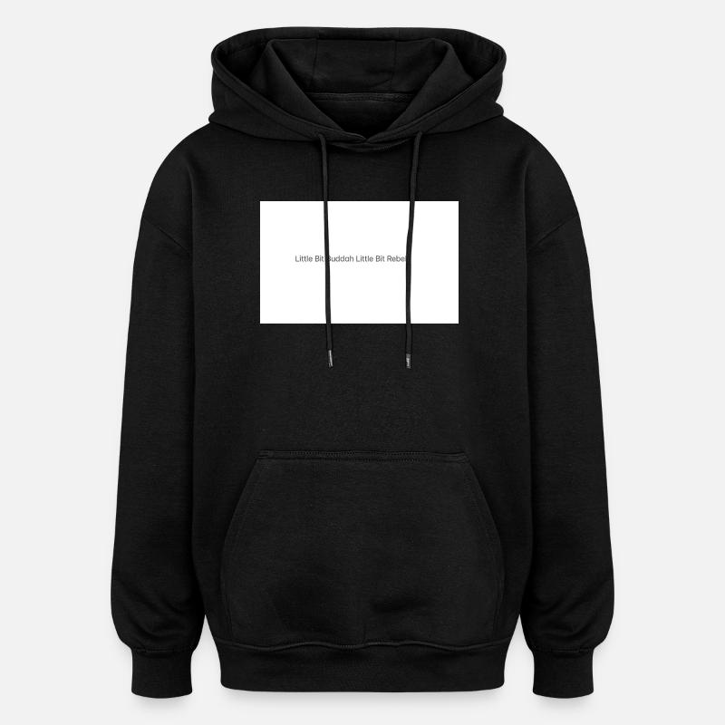 Les deux camps gagnent - Sweat à capuche oversize unisexe - noir