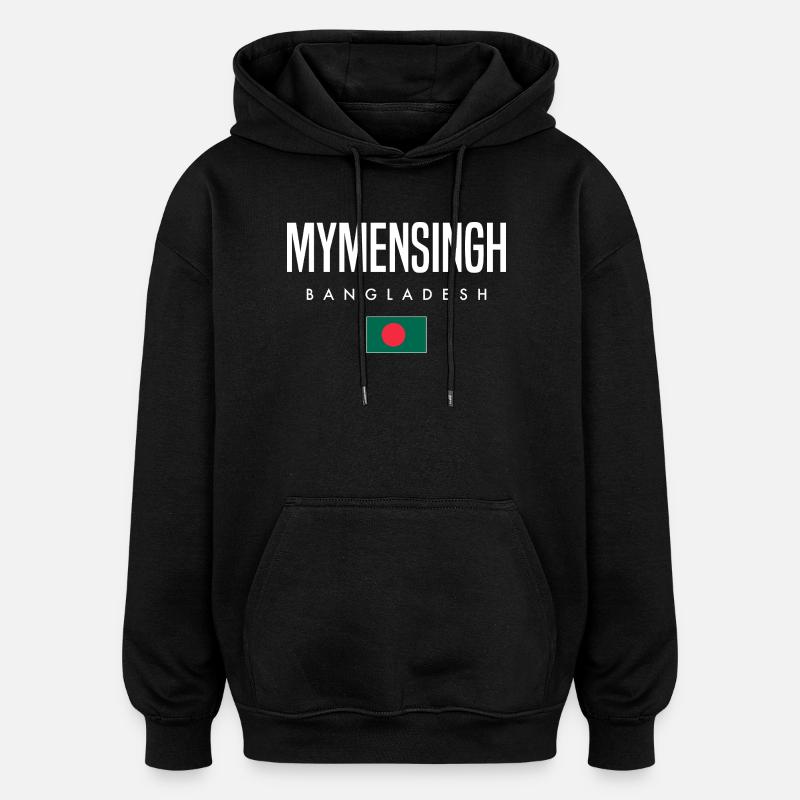 Mymensingh Bangladesch - Oversized Unisex Hoodie - Schwarz