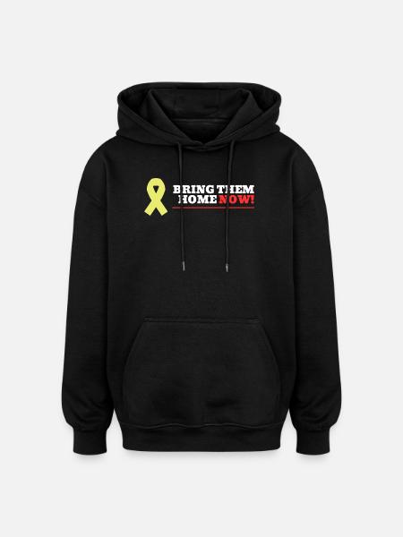 Bring them home NOW! - Oversized Unisex Hoodie - black