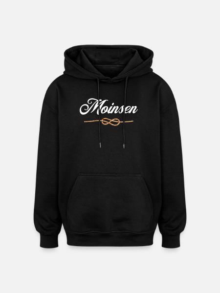 "Moinsen" - Tau Edition - Oversized Unisex Hoodie - black