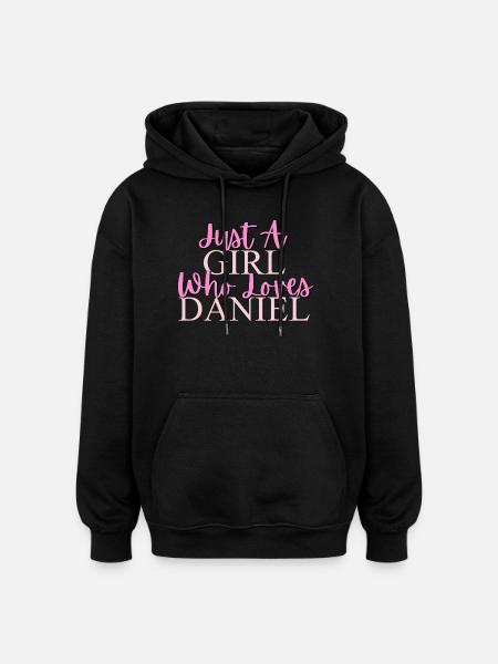 Inspirational Girly Quote Design - Oversized Unisex Hoodie - black