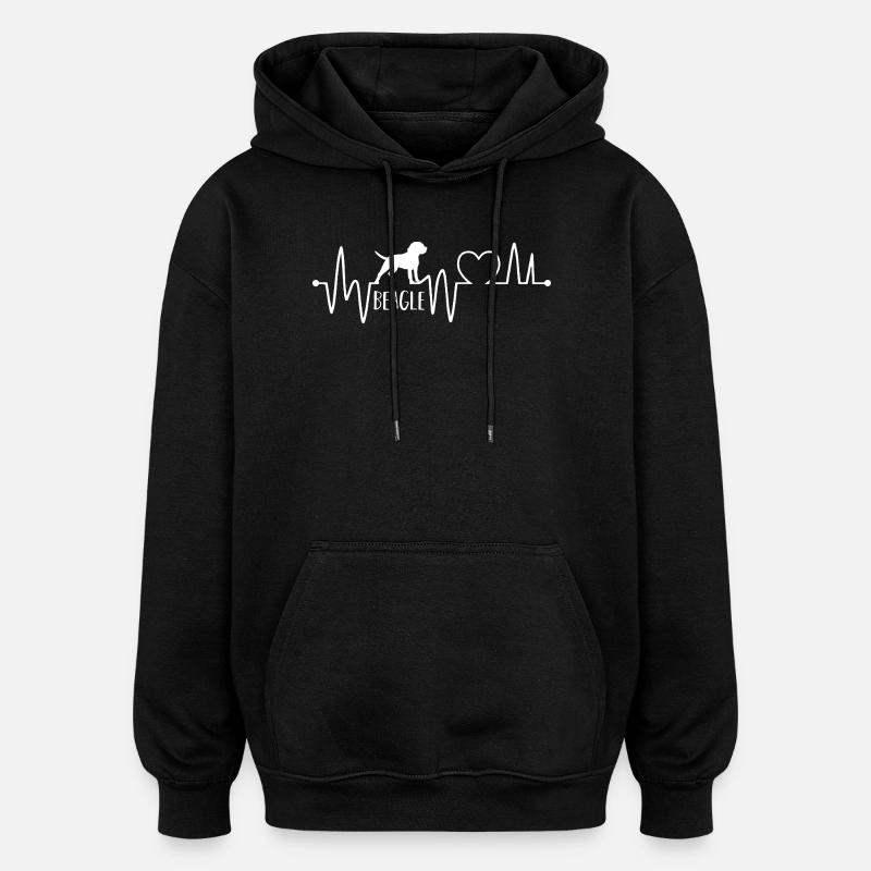 Father Team Dad - Oversized Unisex Hoodie - black