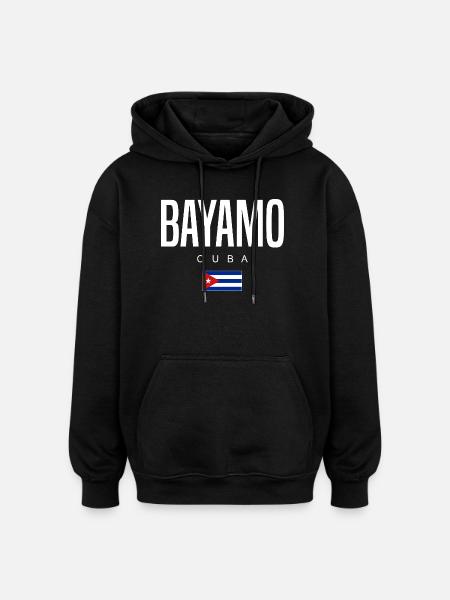 Bayamo Cuba Cubans - Oversized Unisex Hoodie - black