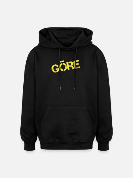 Môme - Sweat à capuche oversize unisexe - noir