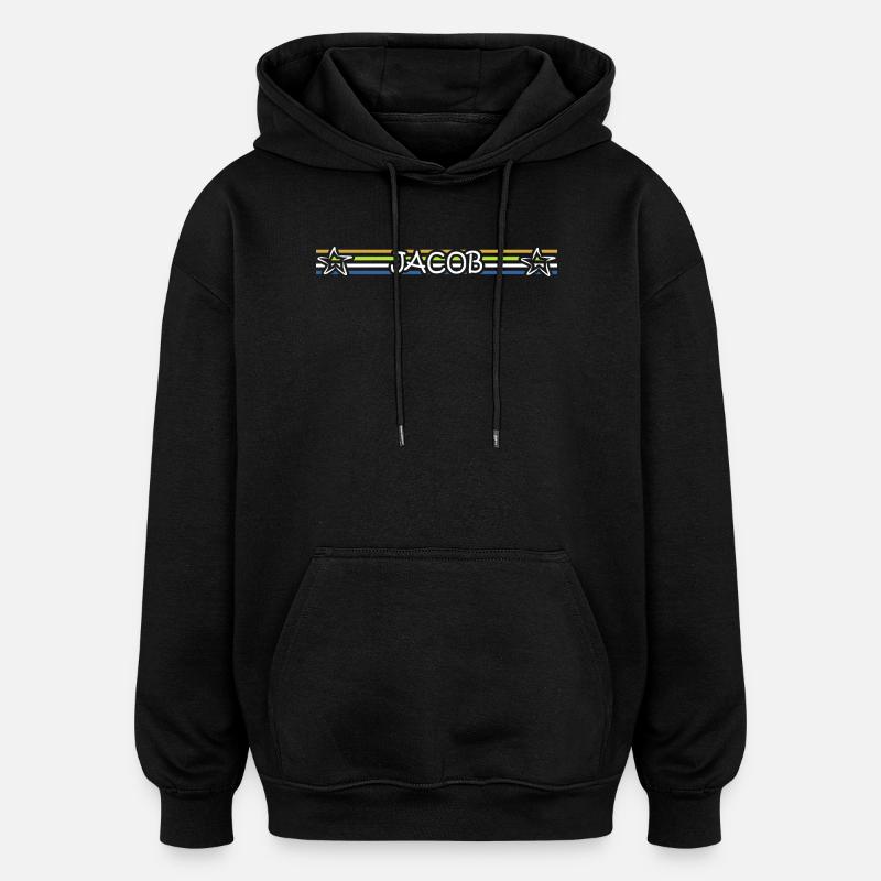 Jacob's birthday - Oversized Unisex Hoodie - black