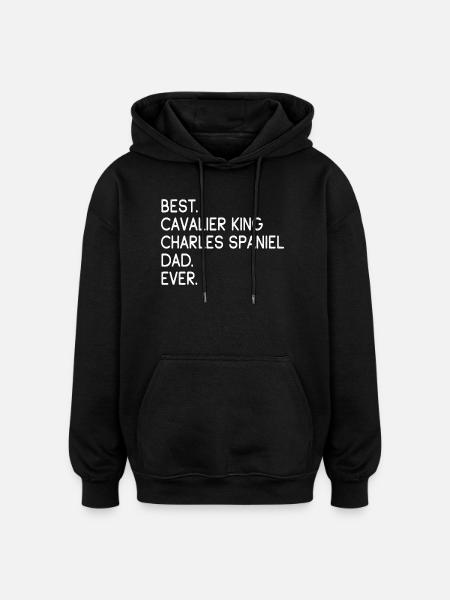 Cavalier King Charles Spaniel - Oversized Unisex Hoodie - black