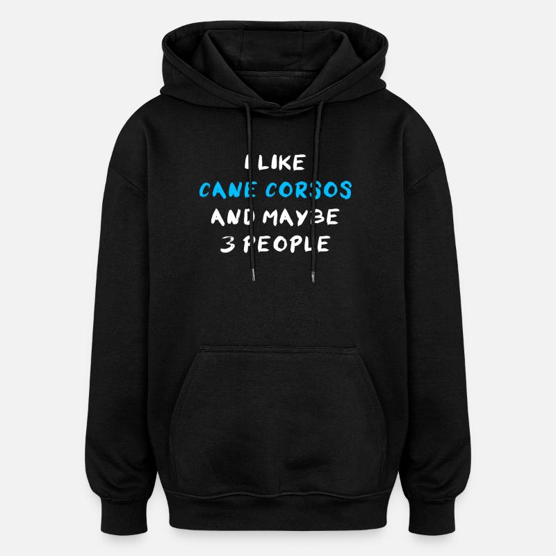 Cane Corso Italiano - Oversize unisex hoodie - sort