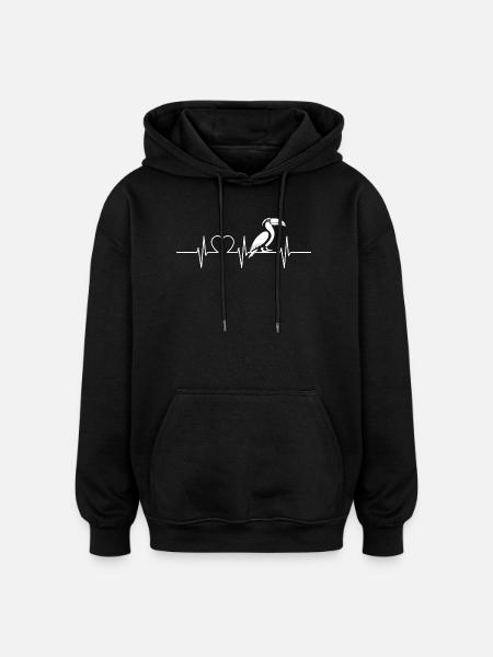 Toucans Toucan - Oversized Unisex Hoodie - black