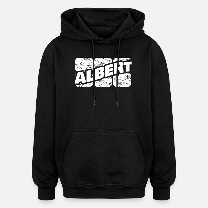 Albert dans le rôle d’Albert - Sweat à capuche oversize unisexe - noir