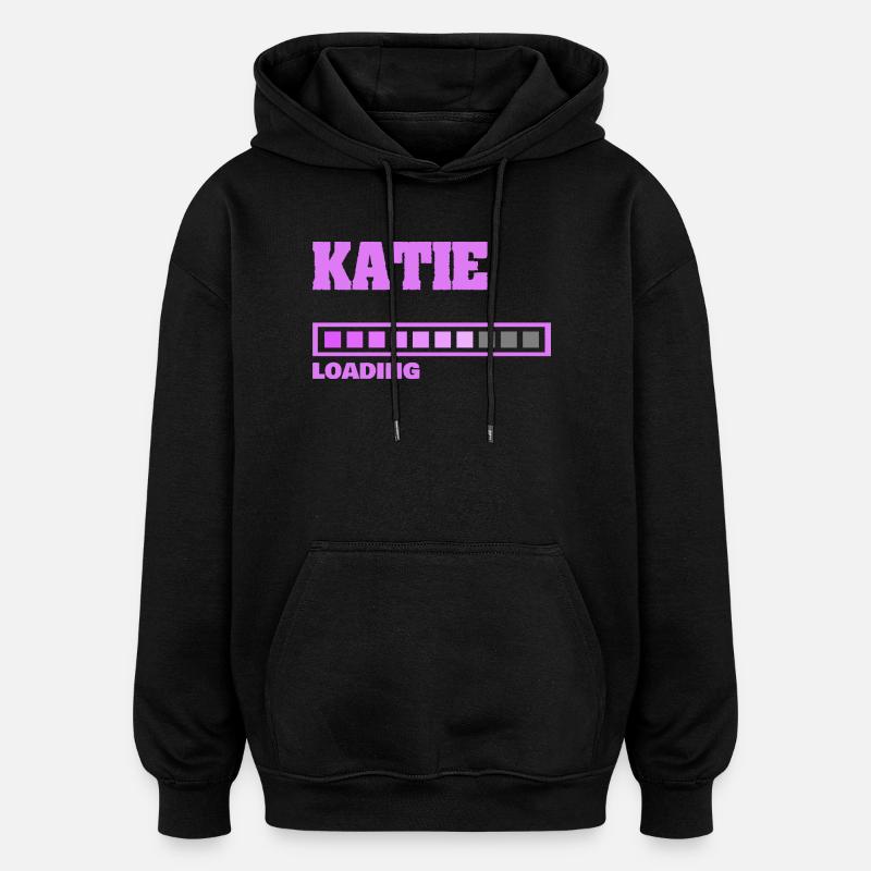 Katie bébé - Sweat à capuche oversize unisexe - noir