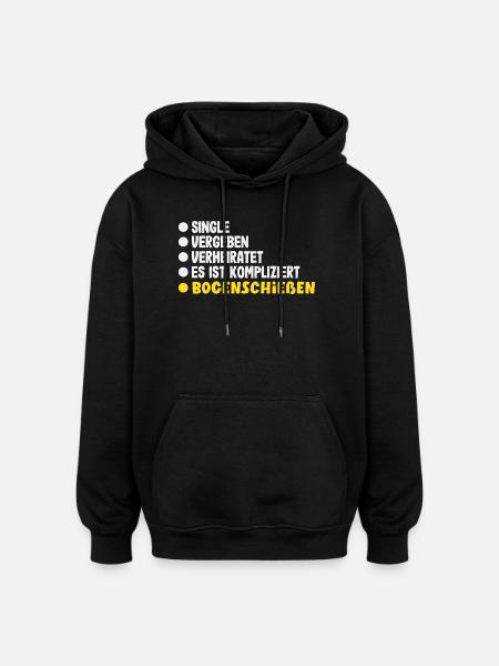 I go archery - Oversized Unisex Hoodie - black