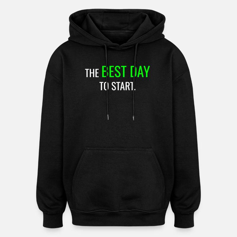 Design your dreams today. - Oversized Unisex Hoodie - black