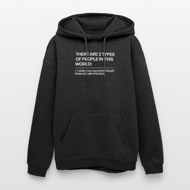 Statistik Analyse Data Science Extrapolation Oversized Unisex Hoodie