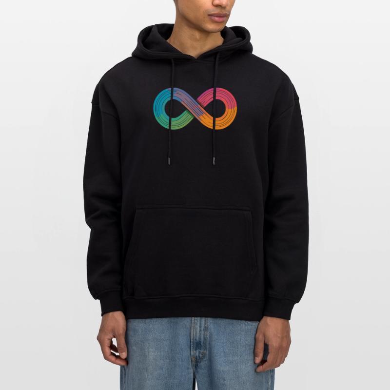 Unendlicher Regenbogen oder doch einfach nur Flow? Oversized Unisex Hoodie