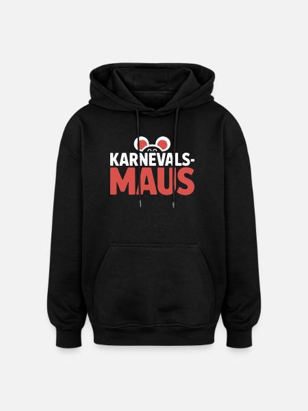 Carnival Mouse Cologne Carnival Mouse - Oversized Unisex Hoodie - black