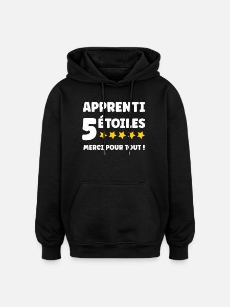 apprentice - Oversized Unisex Hoodie - black