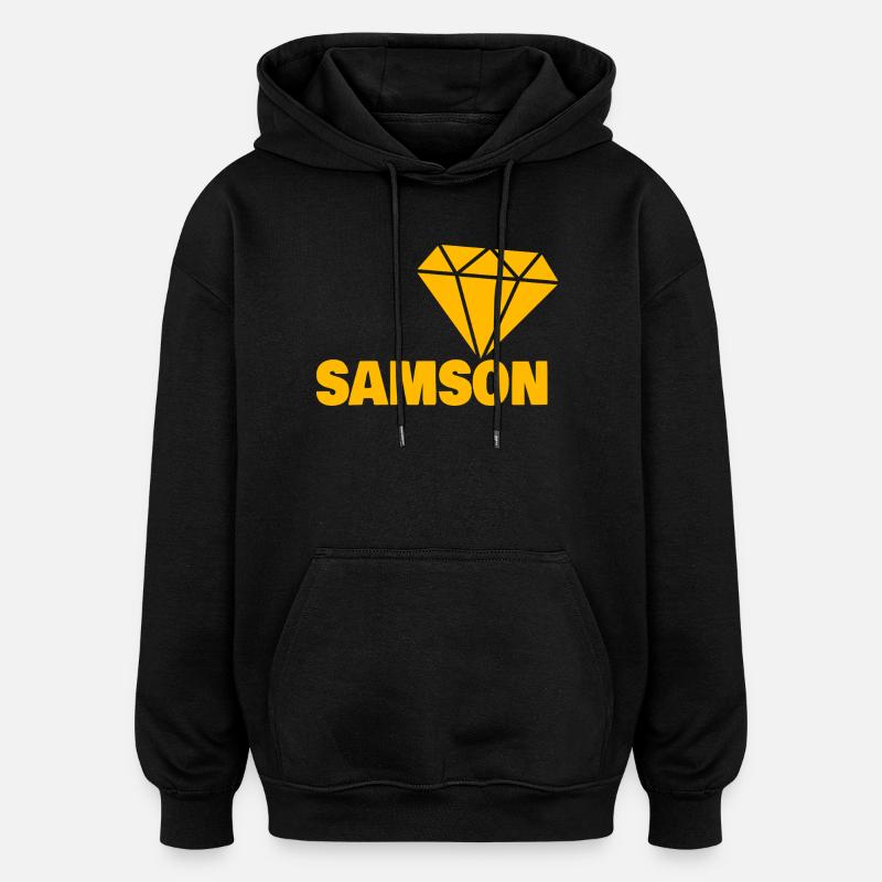 Edel Samson - Oversized Unisex Hoodie - Schwarz