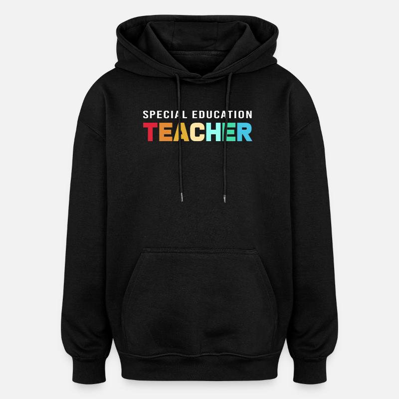 Sonderschule Lehrer Förderschule Pädagoge - Oversized Unisex Hoodie - Schwarz