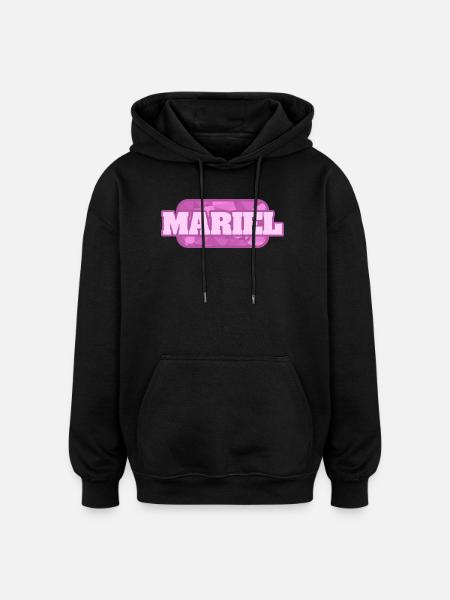 Mariel als Gesundheit - Oversized Unisex Hoodie - Schwarz