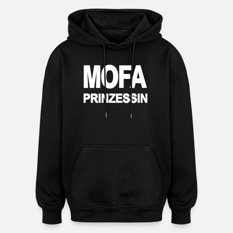 Mofa - Oversized Unisex Hoodie - Schwarz