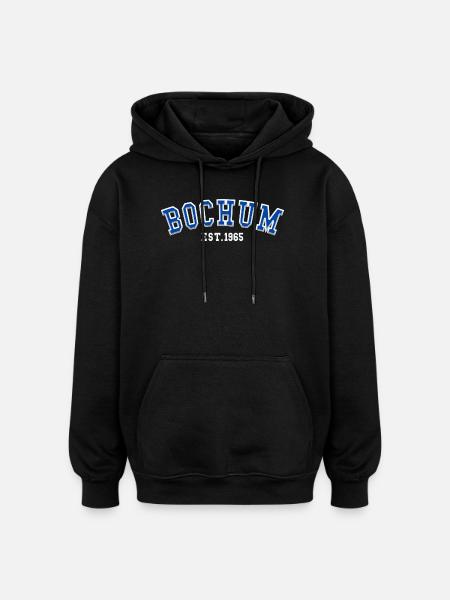 Bochum Est. 1965 - Oversized Unisex Hoodie - Schwarz