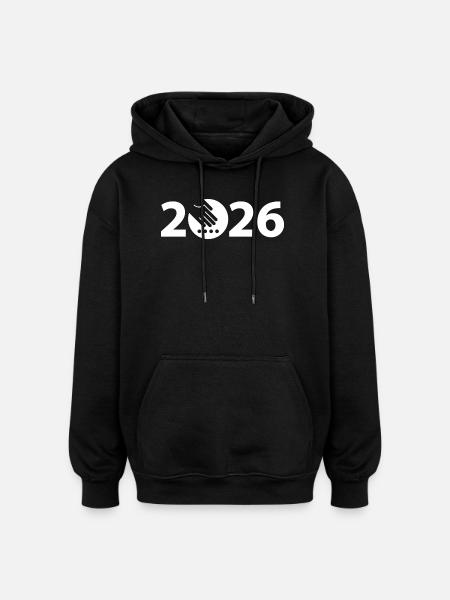 Farmer 2026, Gardener 2026 - Oversized Unisex Hoodie - black