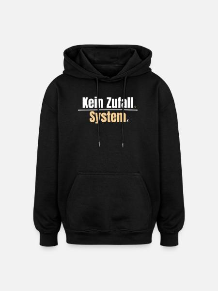 Pas de système de coïncidences. - Sweat à capuche oversize unisexe - noir