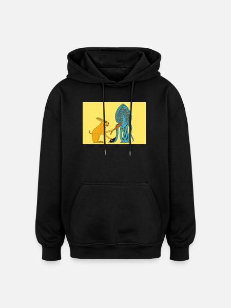 Ra_and_Apophis - Oversized Unisex Hoodie - black