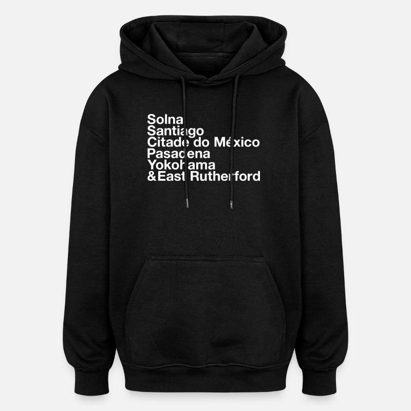 Finale au Brésil - Sweat à capuche oversize unisexe - noir