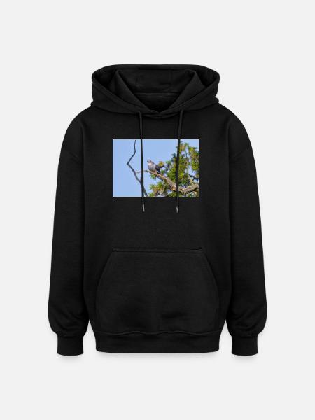000_1522_NikDxO_cuckoo - Oversized Unisex Hoodie - black