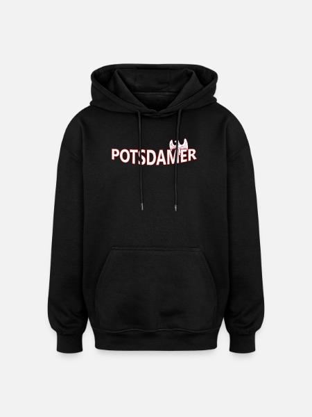 POTSDAMer - Oversized Unisex Hoodie - black