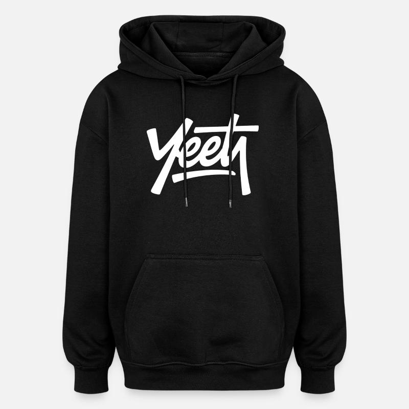 Yeet - Funny Gen Alpha Memes - Oversized Unisex Hoodie - black